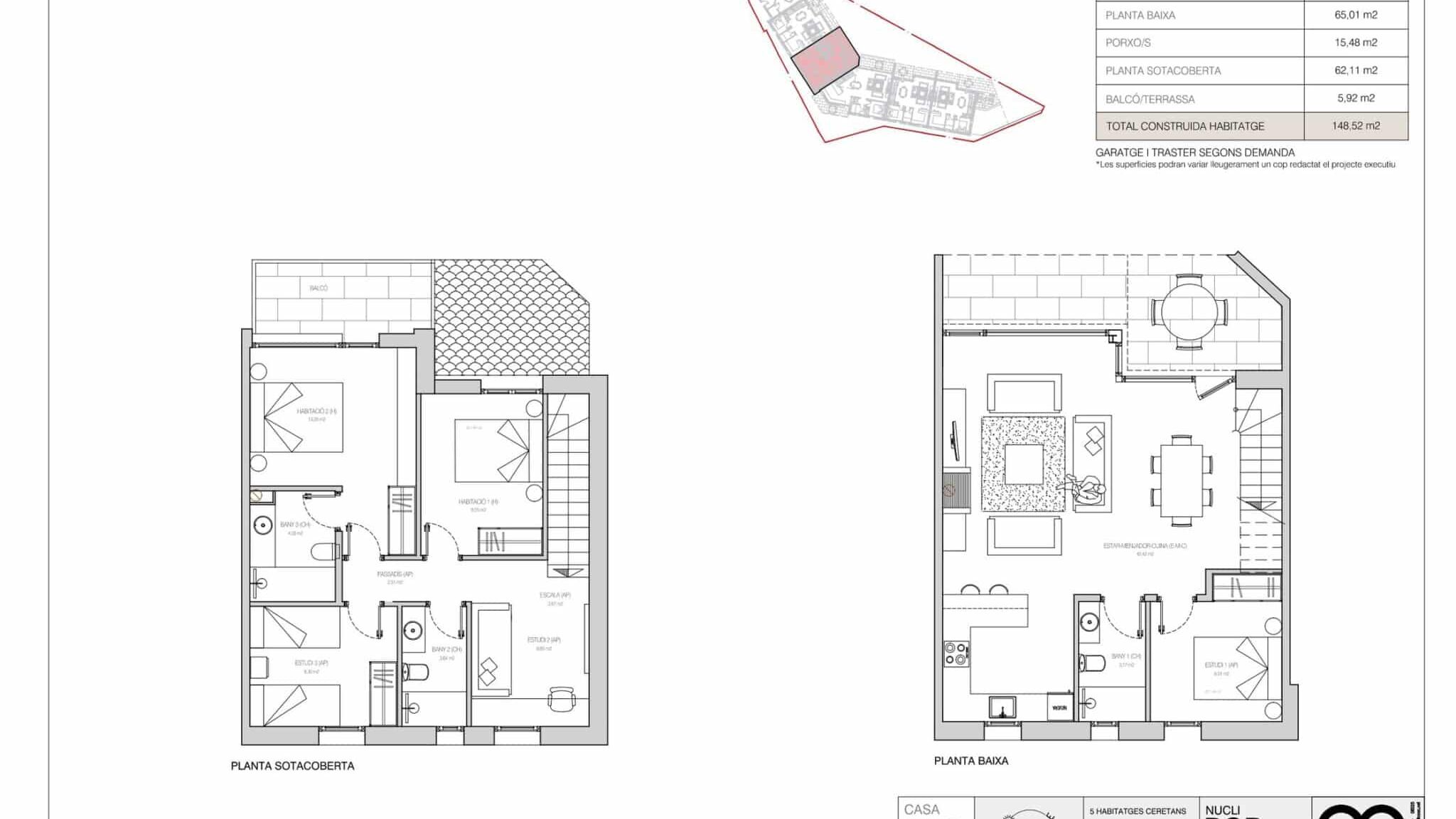 PROJECTE BOR 5 CASES page 0007 uai Compra y venta de casas y pisos La Cerdanya